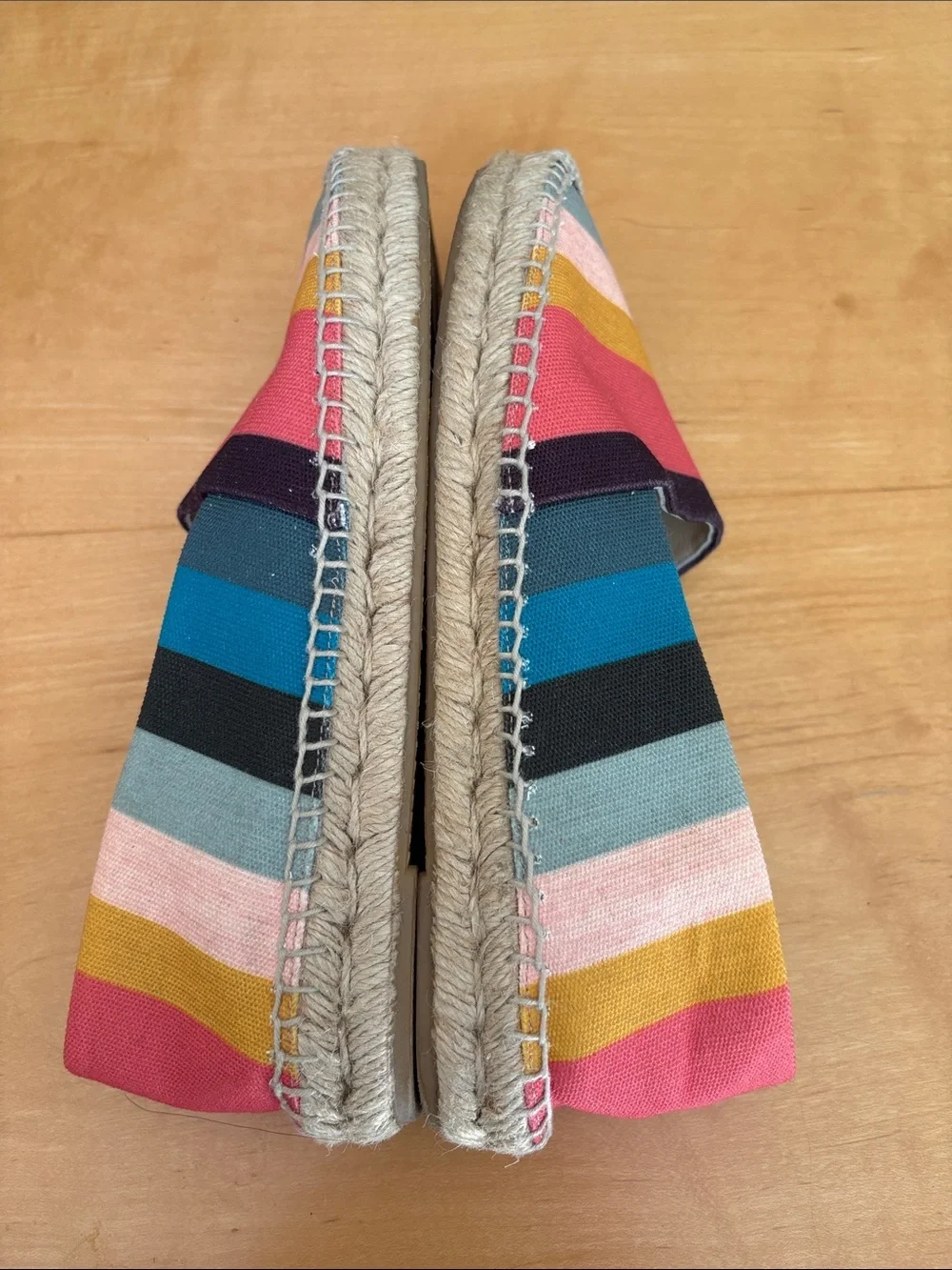 Paul Smith Sunny Canvas Striped Espadrille 7.5